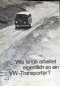 Preview: Volkswagen T1 Transporter Modellprogramm "Wie lange arbeitet so ein VW?" 1964 Automobilprospekt (2907)